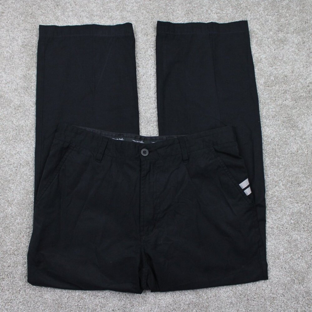Travis‎ Mathew Golf Pants Mens 34 Black Cotton/Polyester Straight Leg 30" inseam